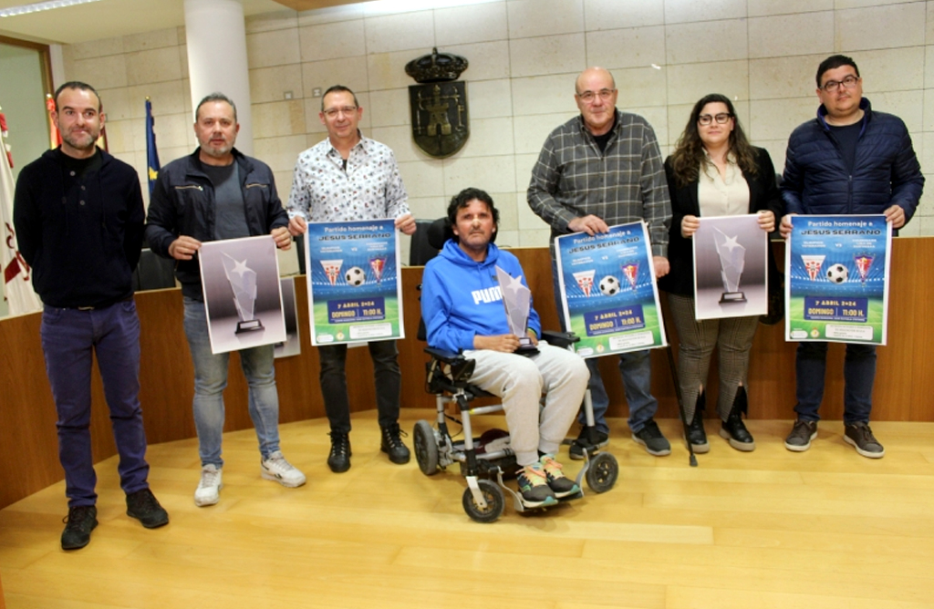 El partido homenaje a Jess Serrano, a beneficio de la Asociacin ELA Regin de Murcia, ser el 7 de abril 
